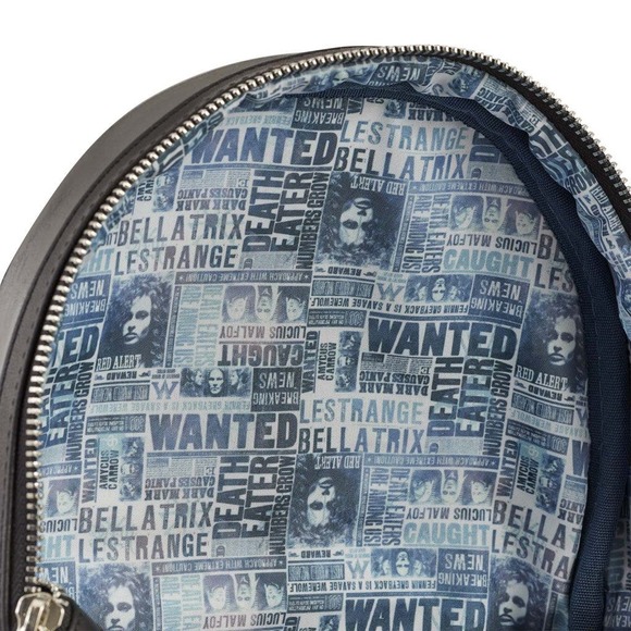 LOUNGEFLY HARRY POTTER BELLATRIX LESTRANGE BACKPACK * UK EXCLUSIVE - Picture 4 of 10